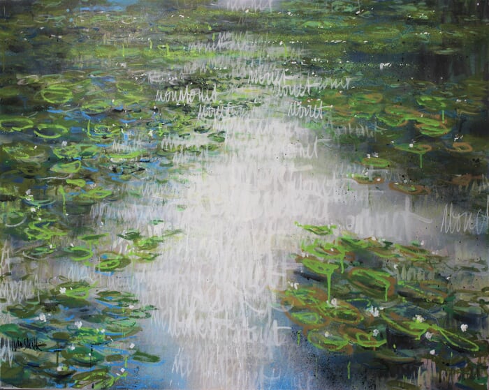 Giverny Suite ( MonetMonetMonet) no.2 by Wayne Sleeth