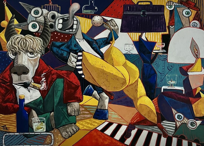 The beast and a horse with no name by Ta Byrne