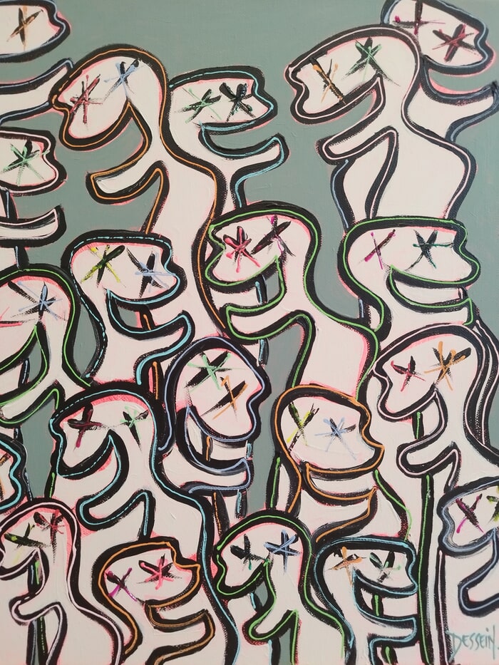 Nématoïdes des Cieux 2 par Delphine Dessein