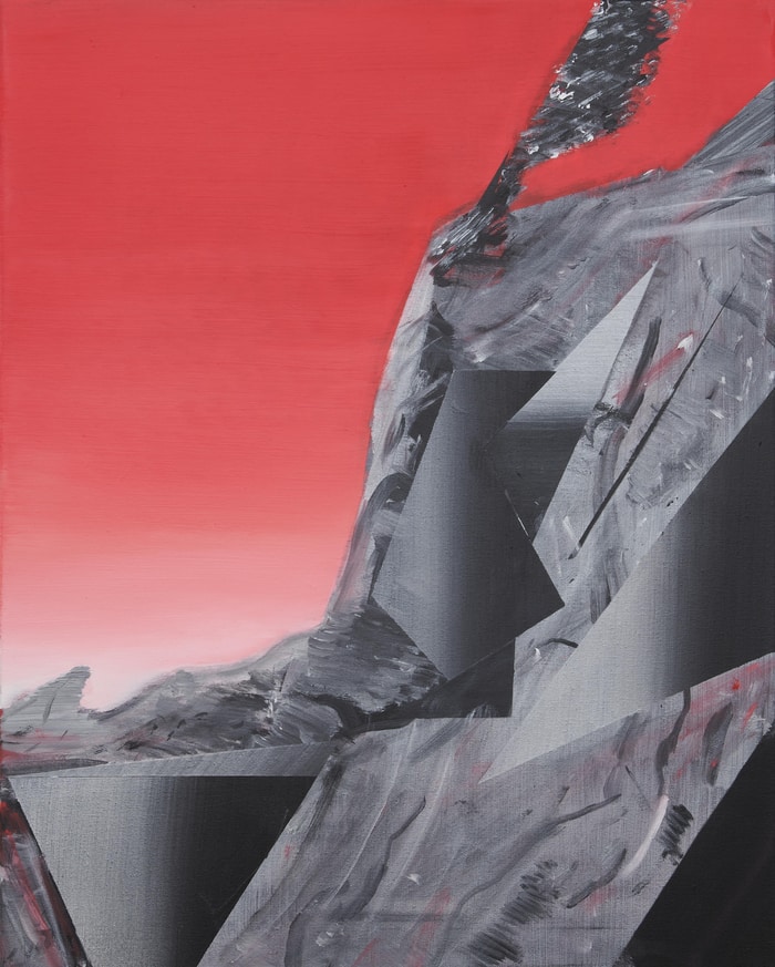 Combe Martin (Cad Red Study) by Phil Ashcroft