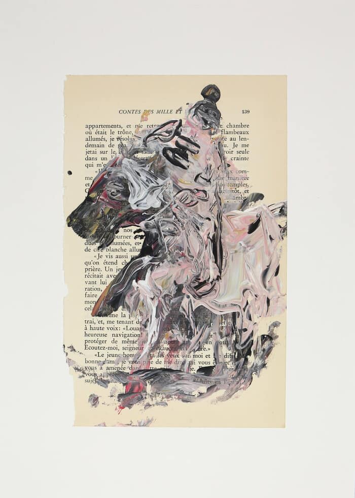 Guerrier sur sa monture von Adeline GAFFEZ