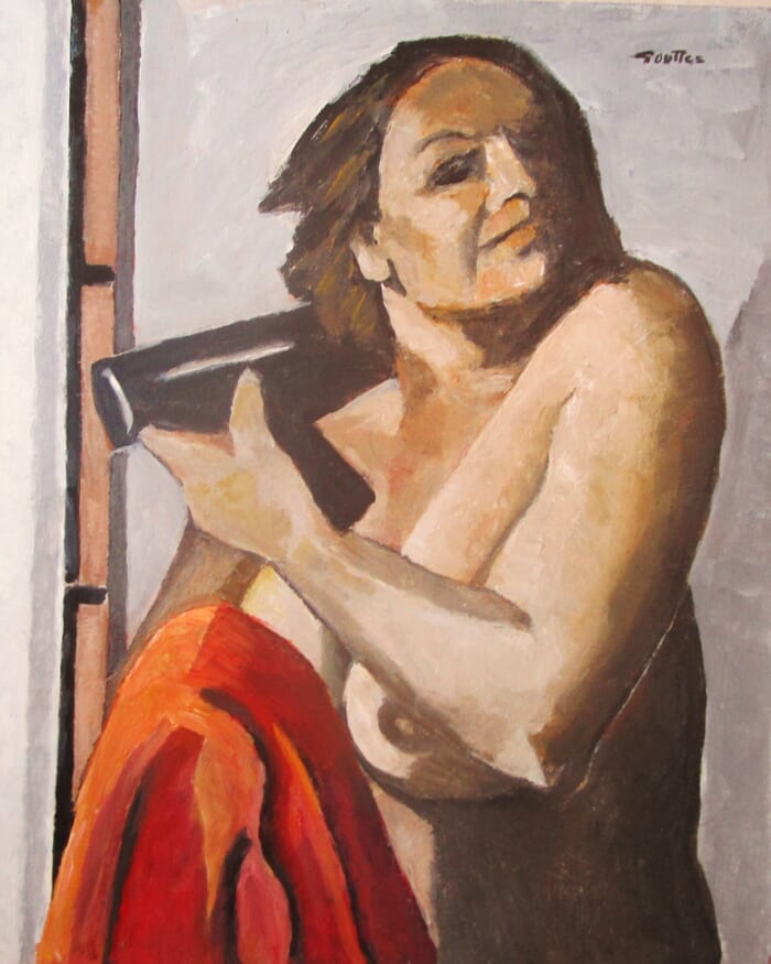 Modèle au séchoir N°2 by Michel de Gouttes