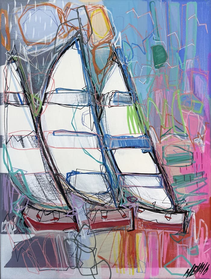 Voiles en liberté… (ESPRIT VOILE 2025) von OLIVIER MESSAS