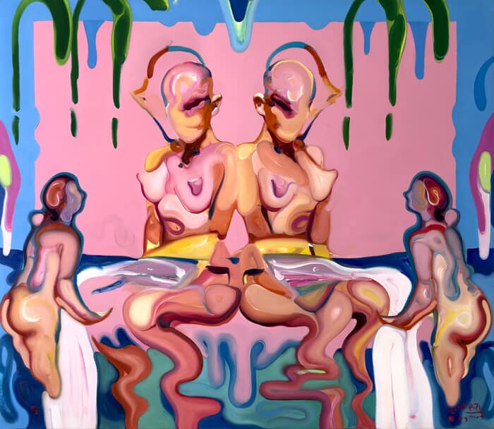  “The Big Bathers 4” by Maxim Fomenko