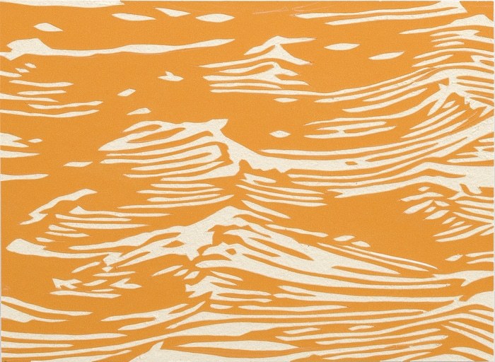 Seascape (Orange) par Johanna Melvin