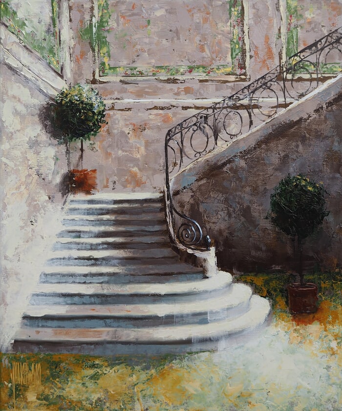 Dans le hall by Sylvie Julkowski-Egard