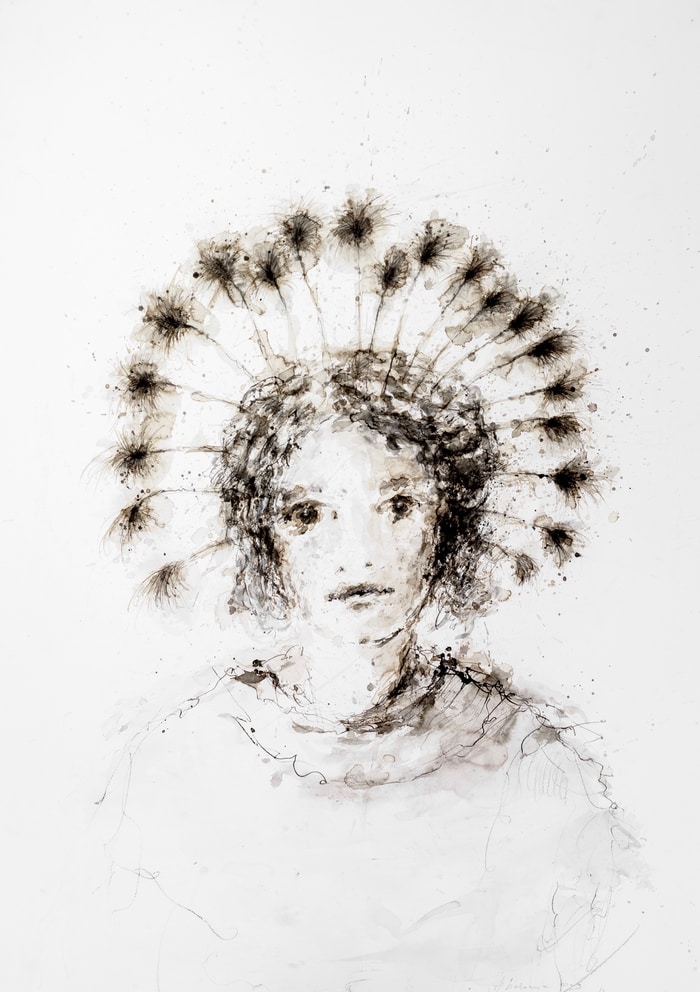 "Flower girl " 2024 by Hanna Sidorowicz