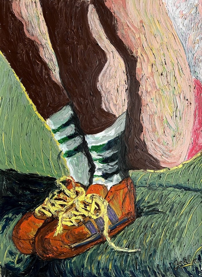 Les pieds sur le canapé by Gaël Caron