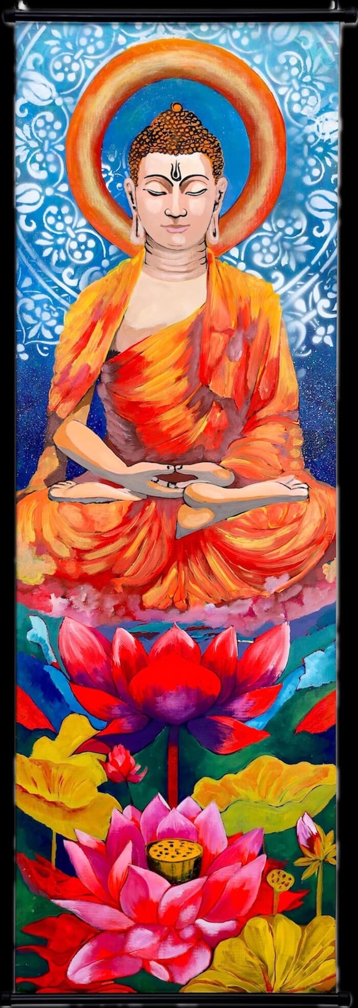 Buddha- where emotions rest par Poovi Art