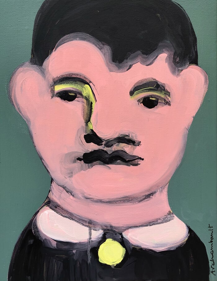 Yellow Button by Paulina Archambault