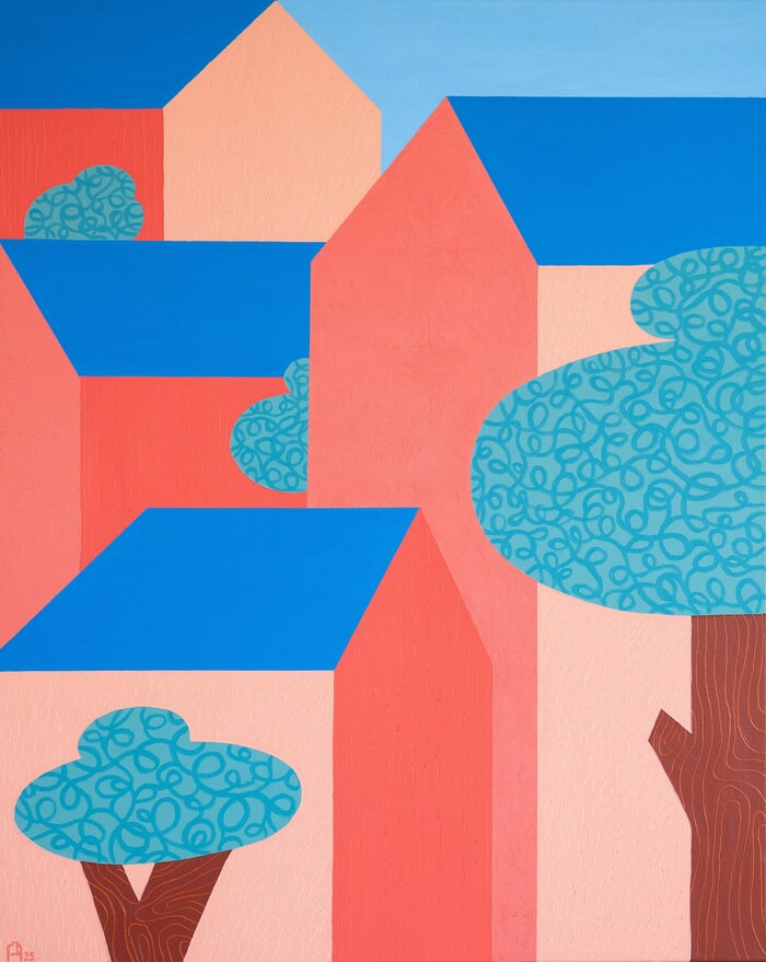 Geometry of Sunset by Apollinaria Manko