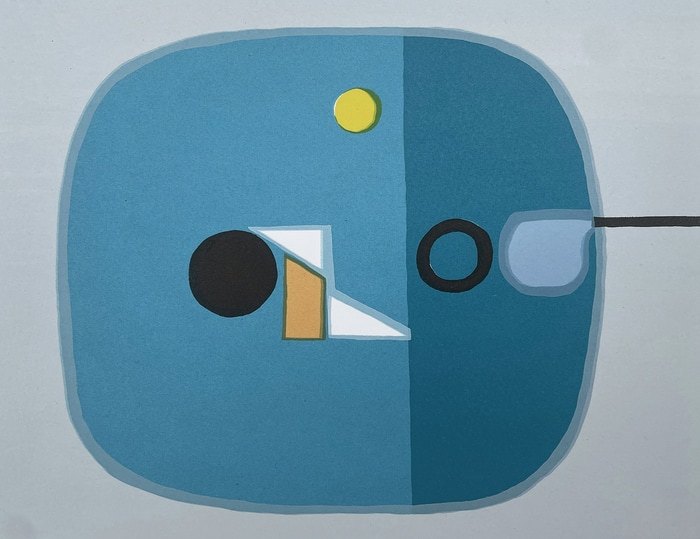 Ice pool II (Blue) by Hetty Haxworth