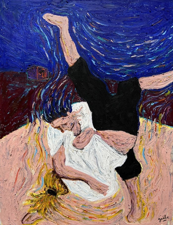 Danse bleue par Gaël Caron