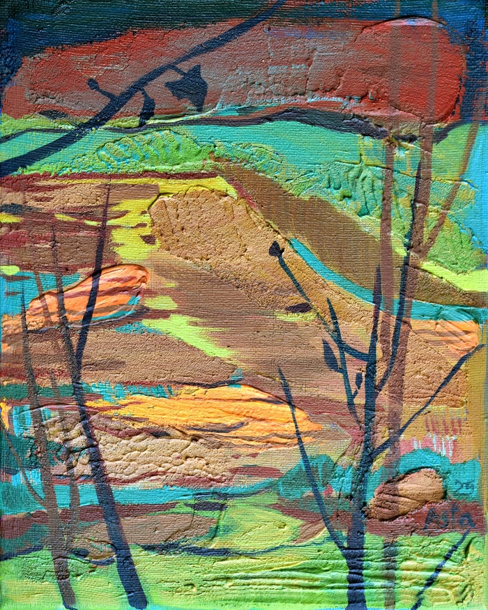 Summer evening. Luxembourg by Asta Kulikauskaite Krivickiene