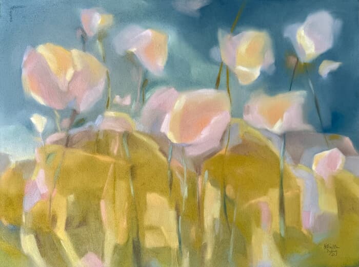 Flowering marsh by Kristin Holm Dybvig