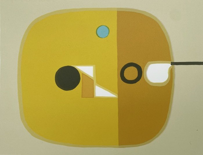 Ice pool IV (yellow) by Hetty Haxworth