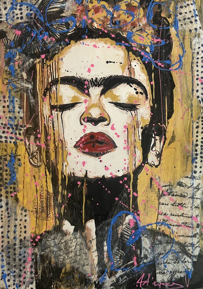 Frida pop art live von ART'MONY