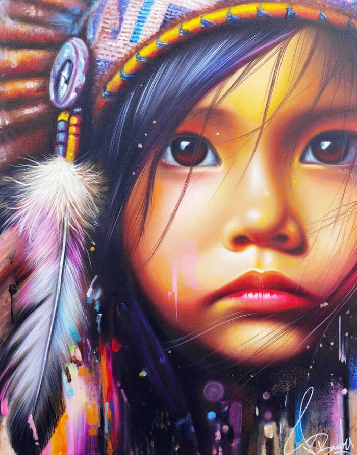 American Indian by Vincent Bardou