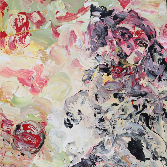 Chien jouant à la balle by Adeline GAFFEZ