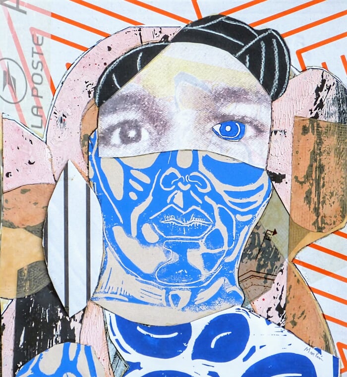 portrait fond orange von Pascal Marlin