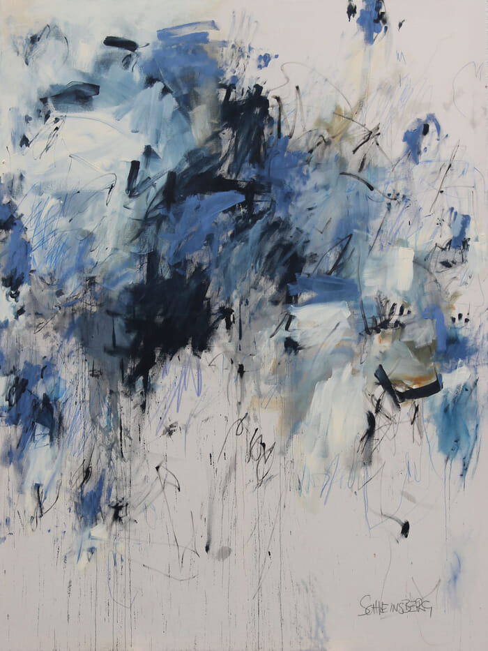 REVELING IN BLUE I by Daniela Schweinsberg