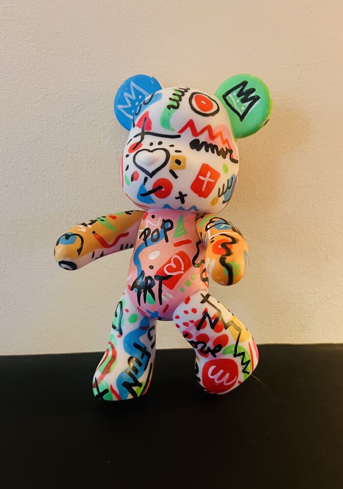 Happy bear pop art by ART'MONY