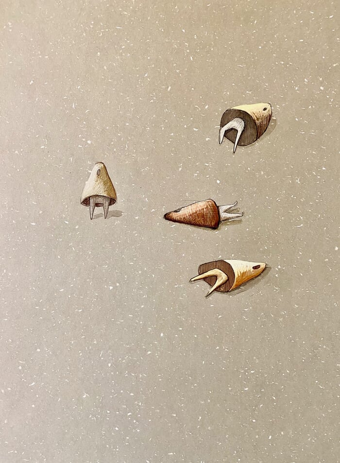 Pot people sketch 1 by Mat Cahill