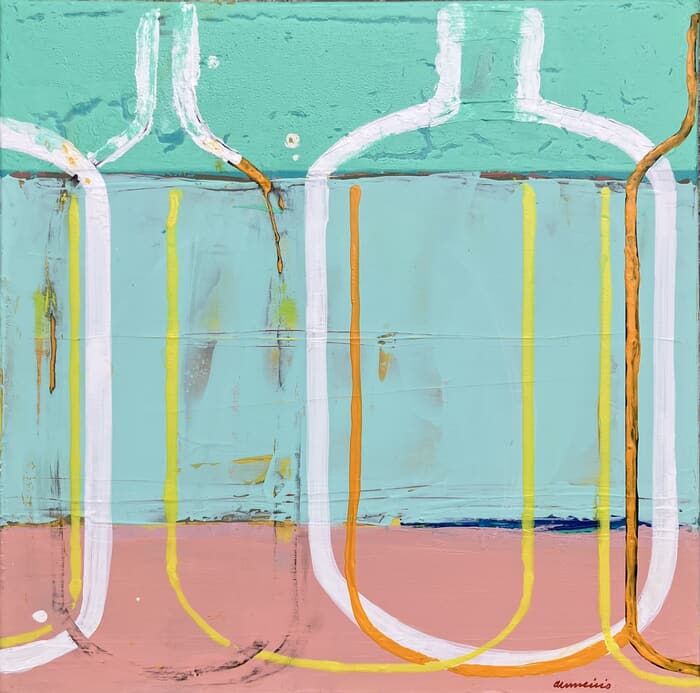 Compo bottles 8 by Anne Iris