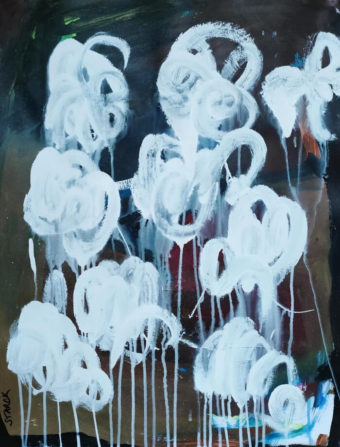 White flowers by Emily Starck
