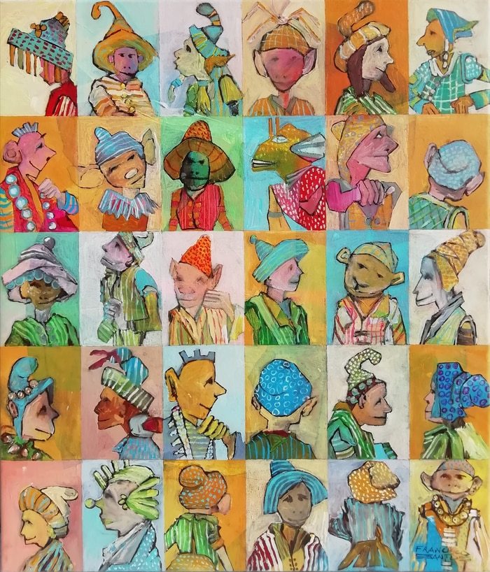 Figurative fragments 1 von Francisco Santos