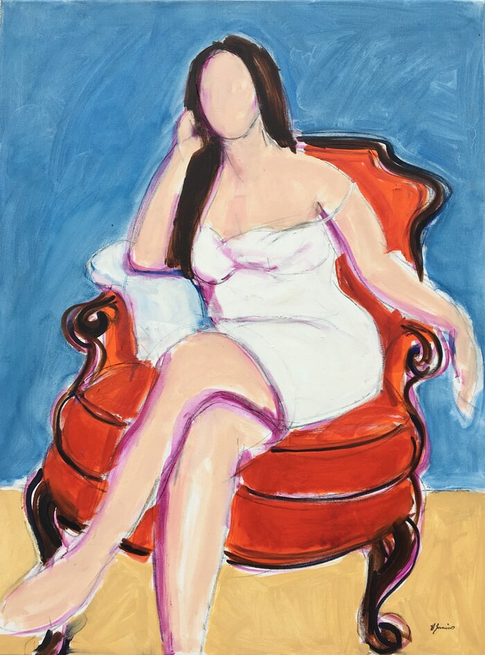 Seated Woman II by Heidi Lanino