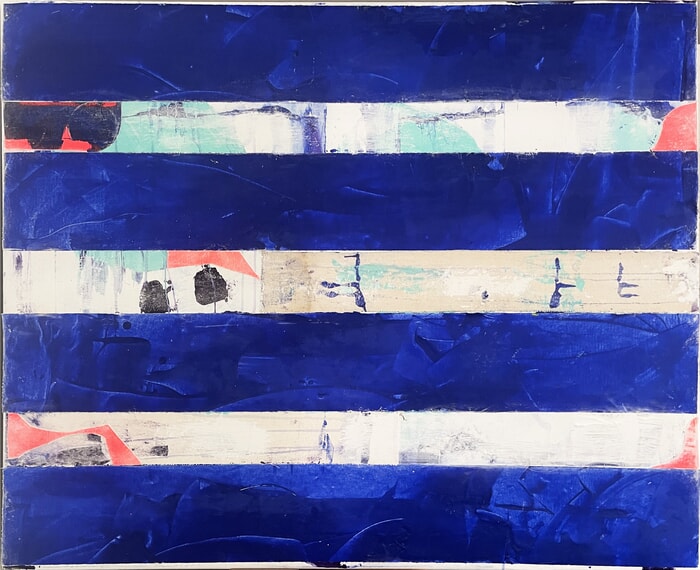 Ultramarine Stripes par Karen and Simone Lehmann