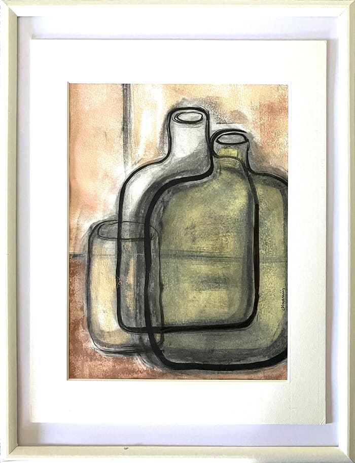 Compo bottles 3 by Anne Iris