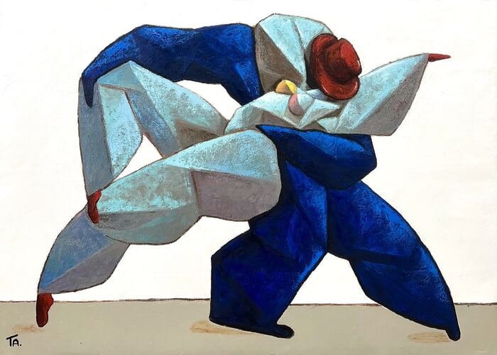 Lovers Dancing Salsa by Ta Byrne