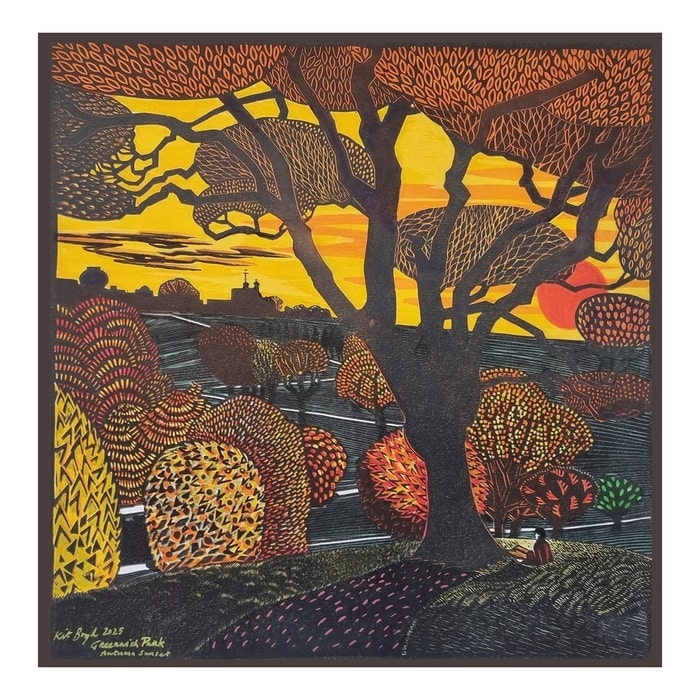 Greenwich Park - Autumn Sunset by Kit Boyd