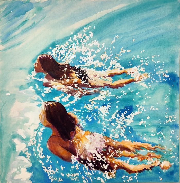 Duo scintillant by Maude Ovize