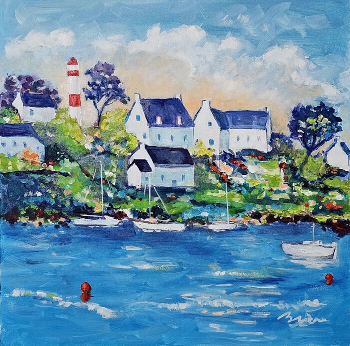 Le phare rouge de Doëlan by Patrick Brière