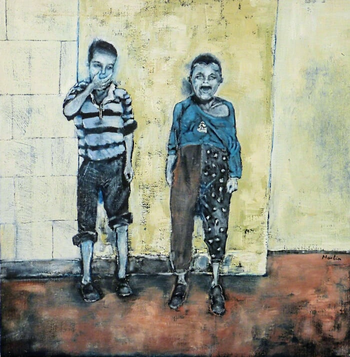 Deux enfants von Pascal Marlin