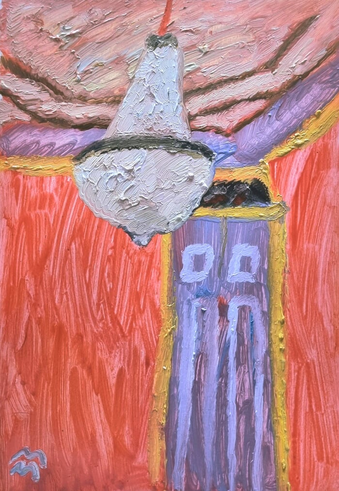 Chandelier. Chambre Rouge von Maria Magenta