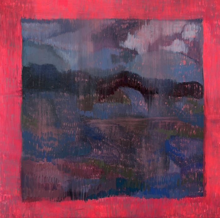 Laser Pink Hills by Pola Piestrzeniewicz