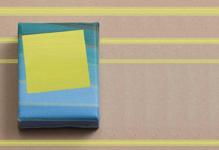 You were there, washed in a yellow vibrant light / Memory 45 by Guy Shoham