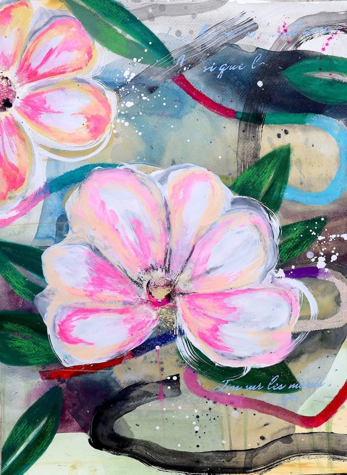 Luminous Bloom 01 by Poovi Art