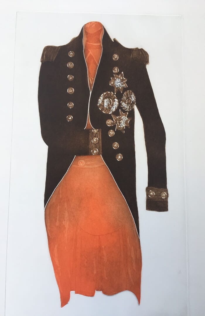 Emma Loves me in Sepia and Orange by Anna Toppin