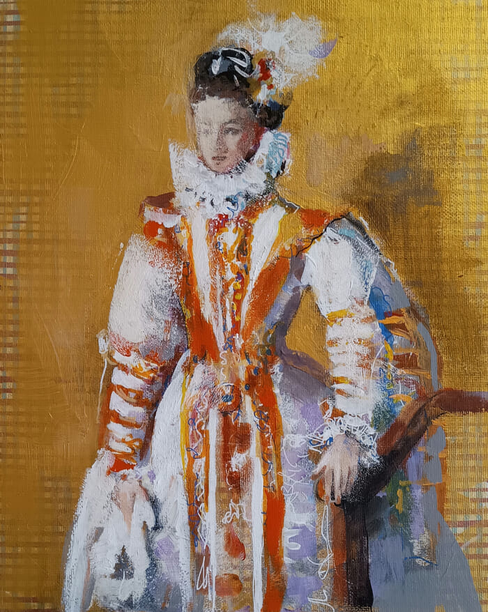 Little portrait 2  par Marina Del Pozo