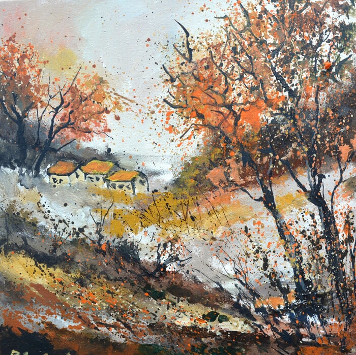 Red autumn  by Pol Ledent