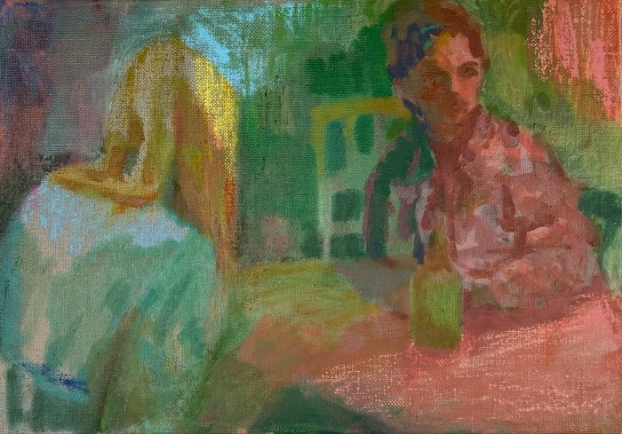 Lunch in June by Caroline Cornelius