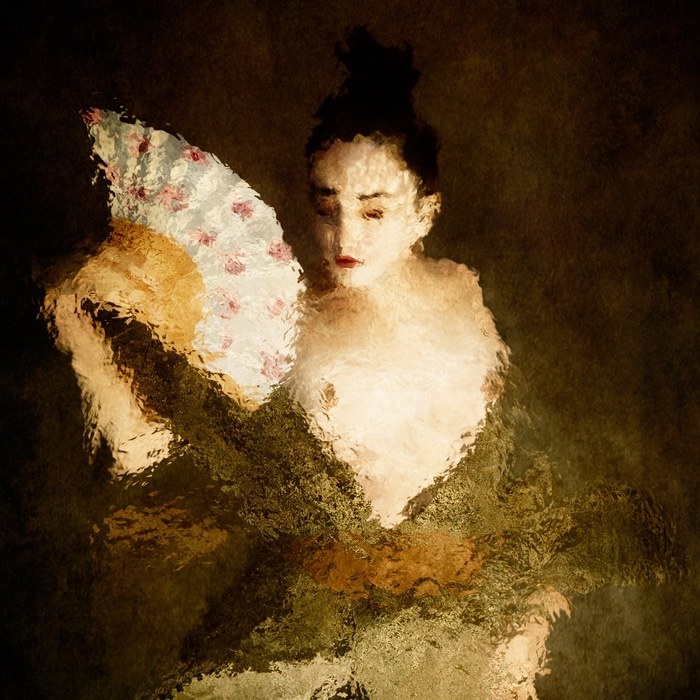 Geisha Eventail by Olive Santaoloria