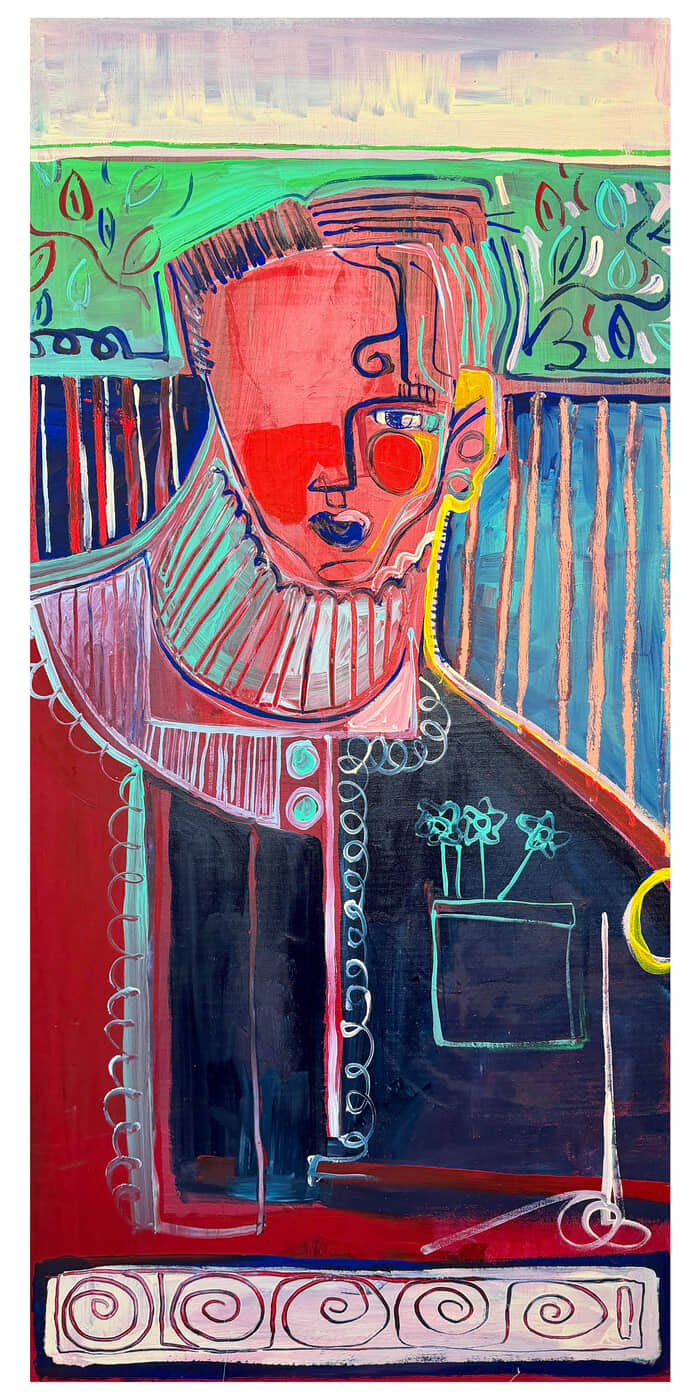 Le portrait au jardin by Xavier de Vilmorin