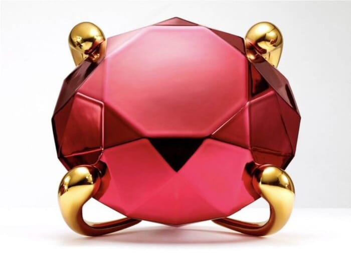 Diamond (Red) by Jeff Koons