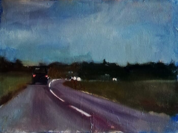 Passing cars by Rosemary Burn